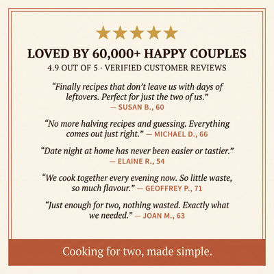 Recipes for Two | 100+ Perfectly Portioned Meals: No Leftovers, No Waste, No Fuss