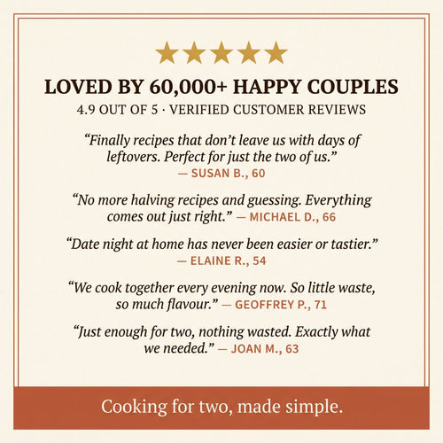 Recipes for Two | 100+ Perfectly Portioned Meals: No Leftovers, No Waste, No Fuss